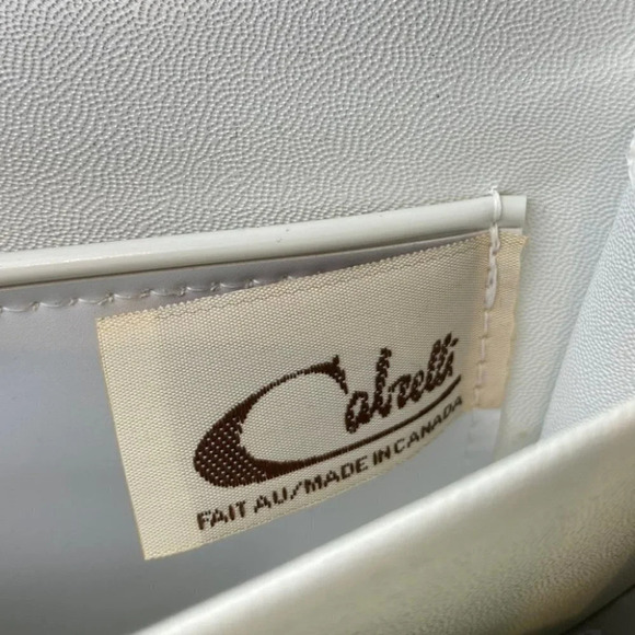 Cabrelli Vintage White Shoulder Bag with Chain Strap - Picture 10 of 10